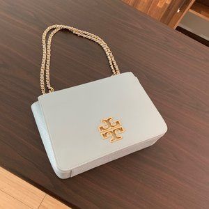 Tory Burch light Blue Britt Shoulder Bag